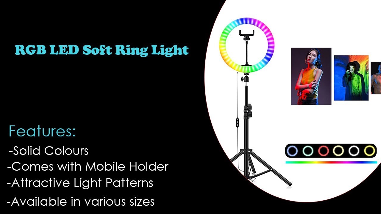 rgb ring light features