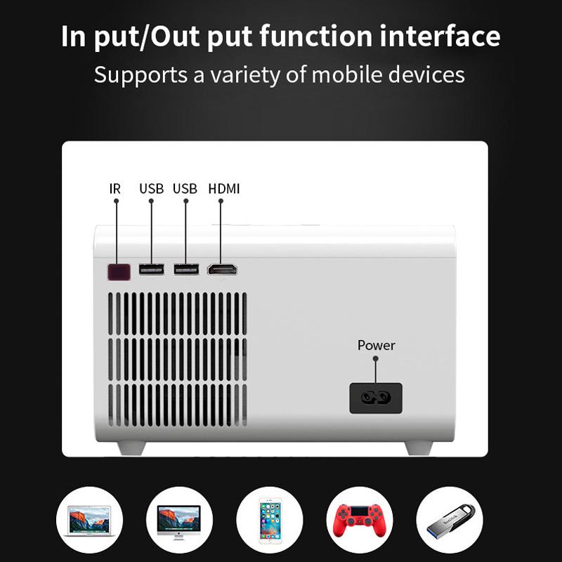T10 Wifi Projector Home Cinema Android Portable Projector Cinema Full HD LED Projectors 2800 Lumens Beamer Home Business Media Player ducation Game Portable Home Entertainment 