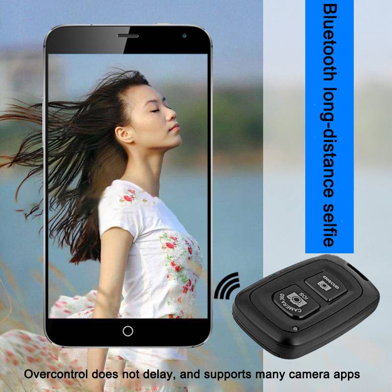 AIXPI READY STOCK Universal Bluetooth Wireless Remote Control Phone Camera Tripod Selfie Stick Shutter Self-timer Gadget IOS Android