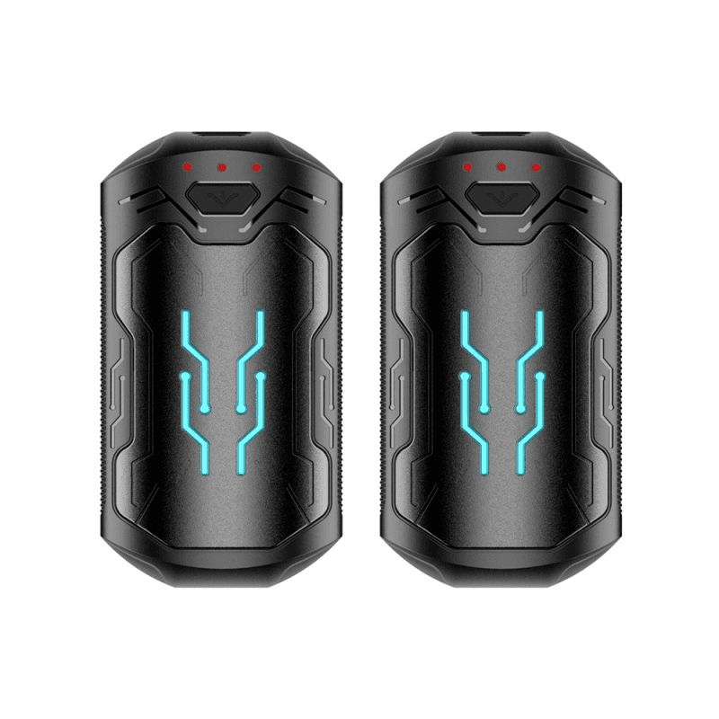 AOY-706 AIXPI BLACK  2 IN 1 Hand Warmer, 3000mAh*2, Portable USB Hand Warmer, Three Settings, 35-55°C, Christmas,Outdoor, Hunting, Golf, Camping,Gifts（Two packs）